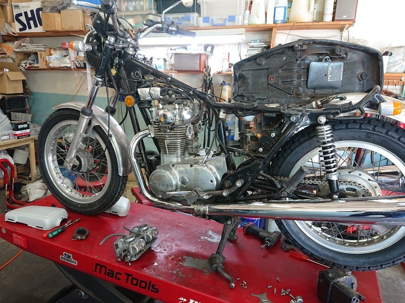 TX650...キャブレターメンテナンス: WARLOCK MOTORCYCLES BLOG